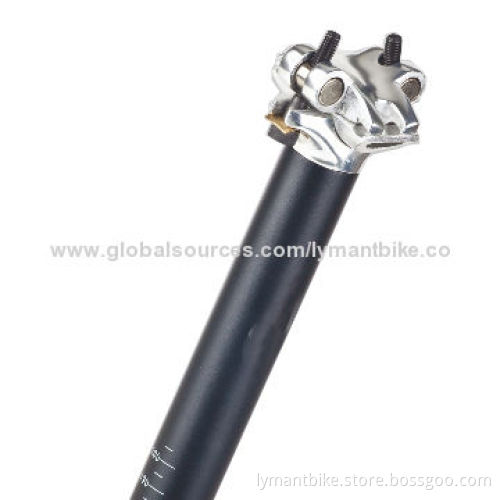 Bicycle Seat Post, Made of AL6061 3D Forged, 27.2/30.8/31.6mm Diameter, 300/350/400mm Length